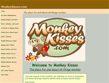 Tablet Screenshot of monkeykisses.com